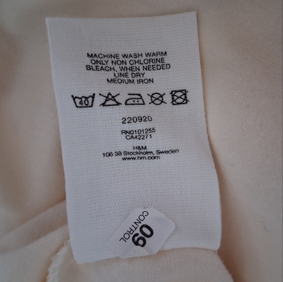 NWT H&M LOGG Sport/ Cream Orange Halter Neck Midi Dress/ Tennis/ Size US M - Picture 3 of 11